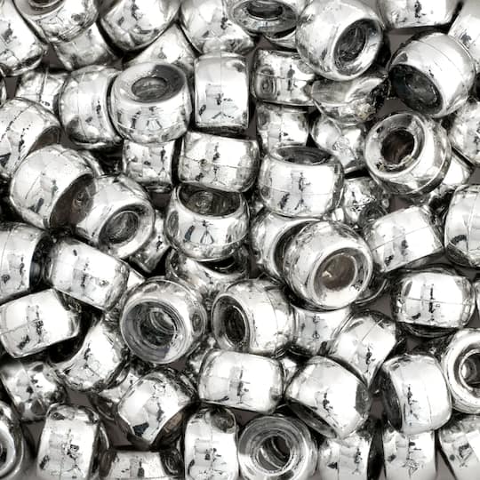 John Bead 6mm Metallic Mini Pony Beads
